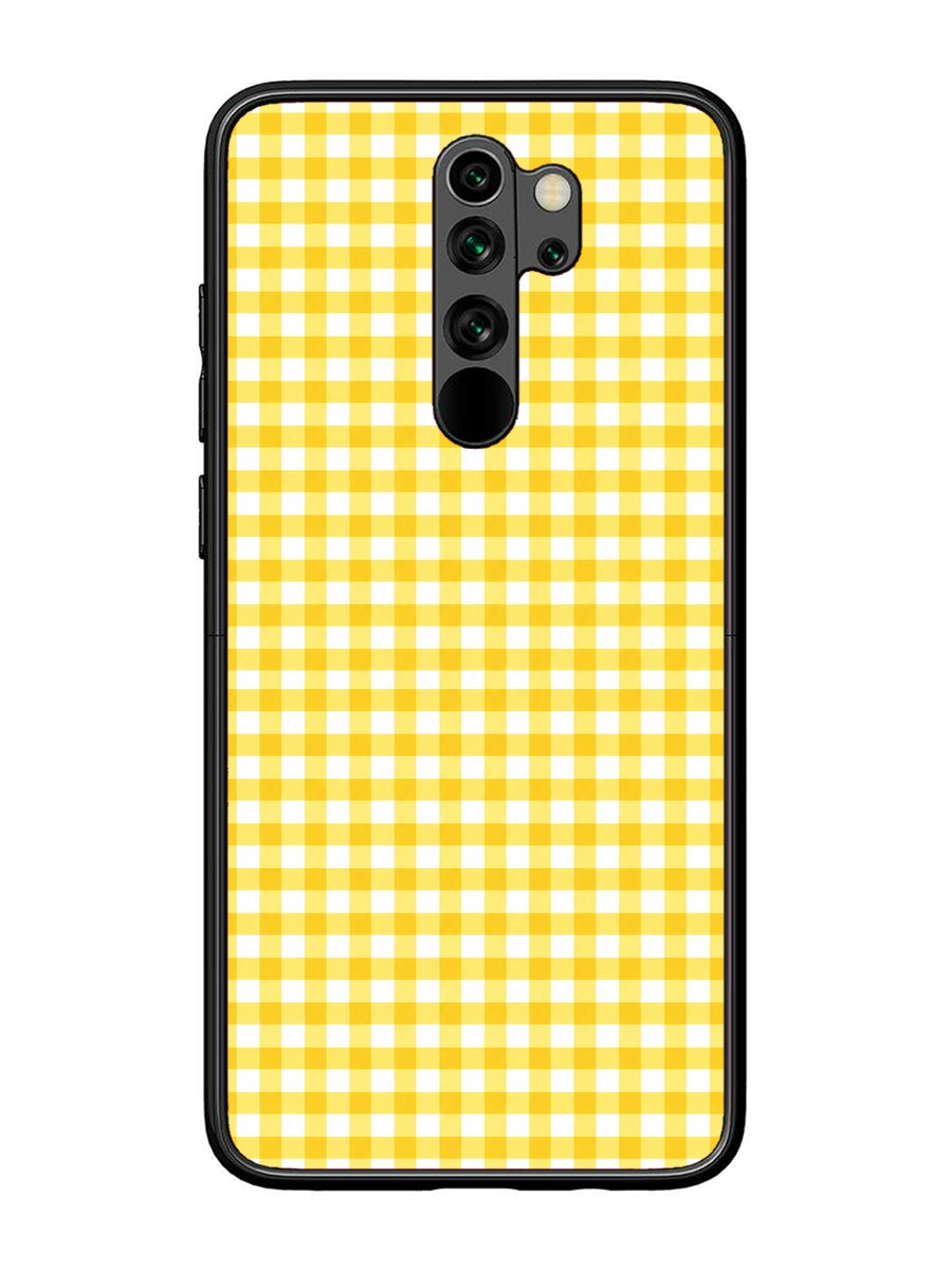 XIAOMI Redmi Note 8 Pro Gingham Checks Yellow