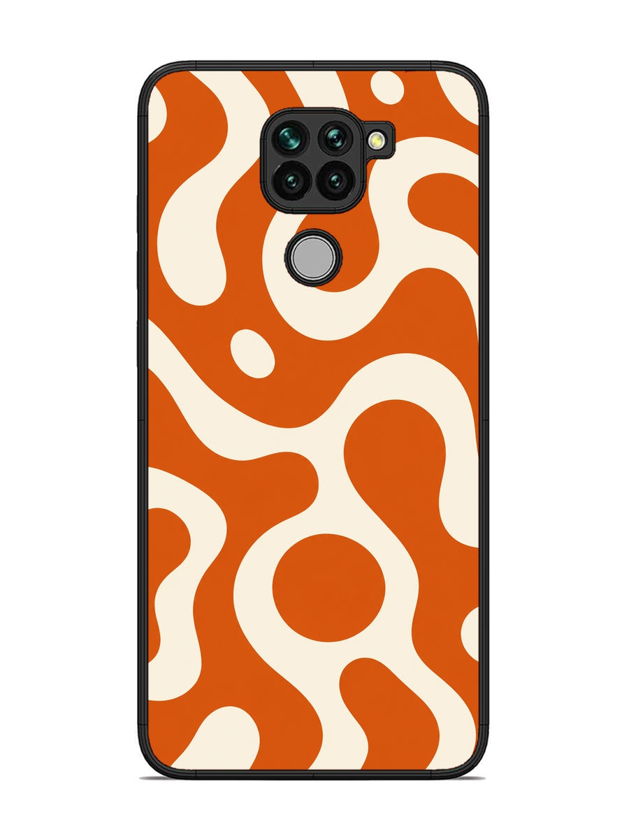XIAOMI Redmi Note 9 Fluid wave pattern Orange