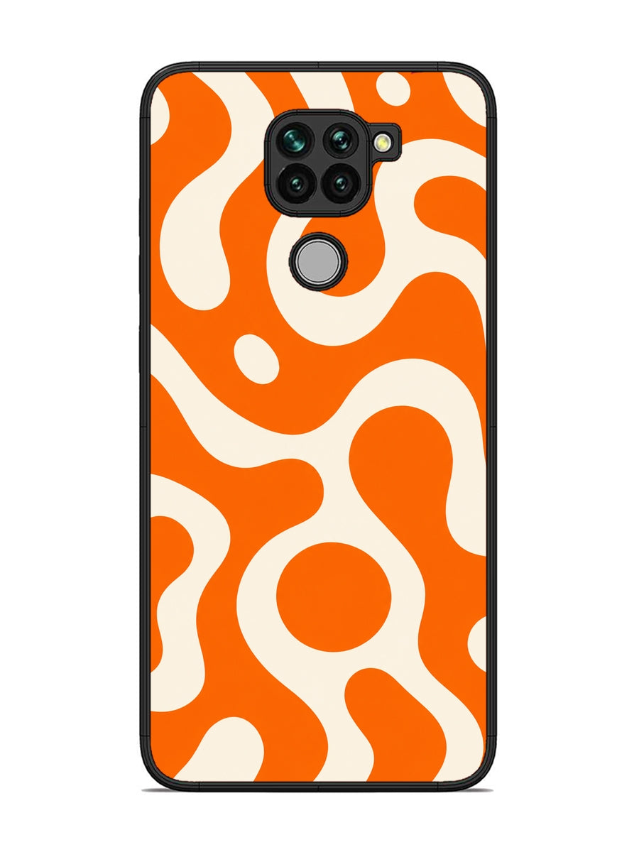 XIAOMI Redmi Note 9 Fluid wave pattern Vivid Orange