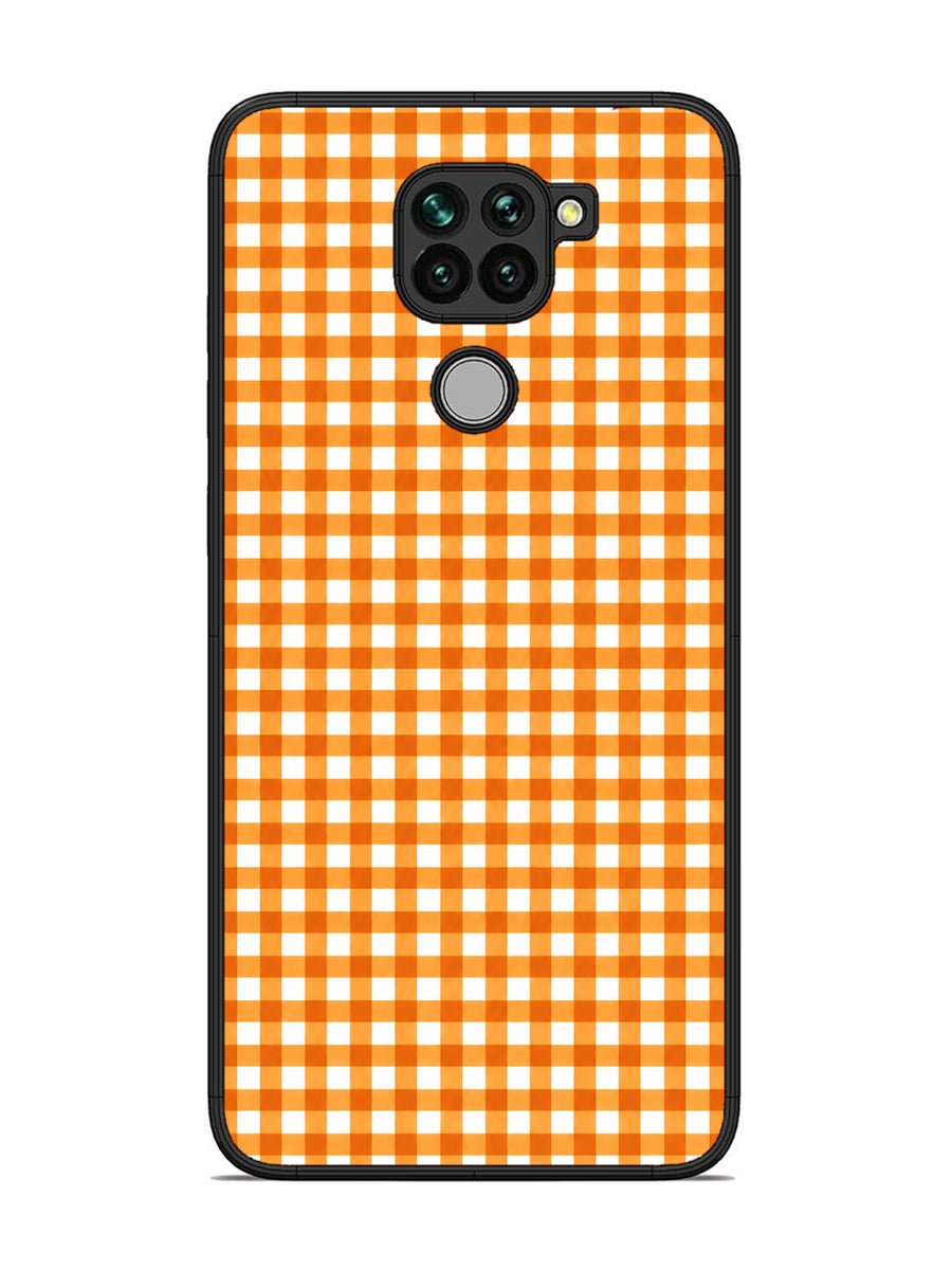 XIAOMI Redmi Note 9 Gingham Checks Orange