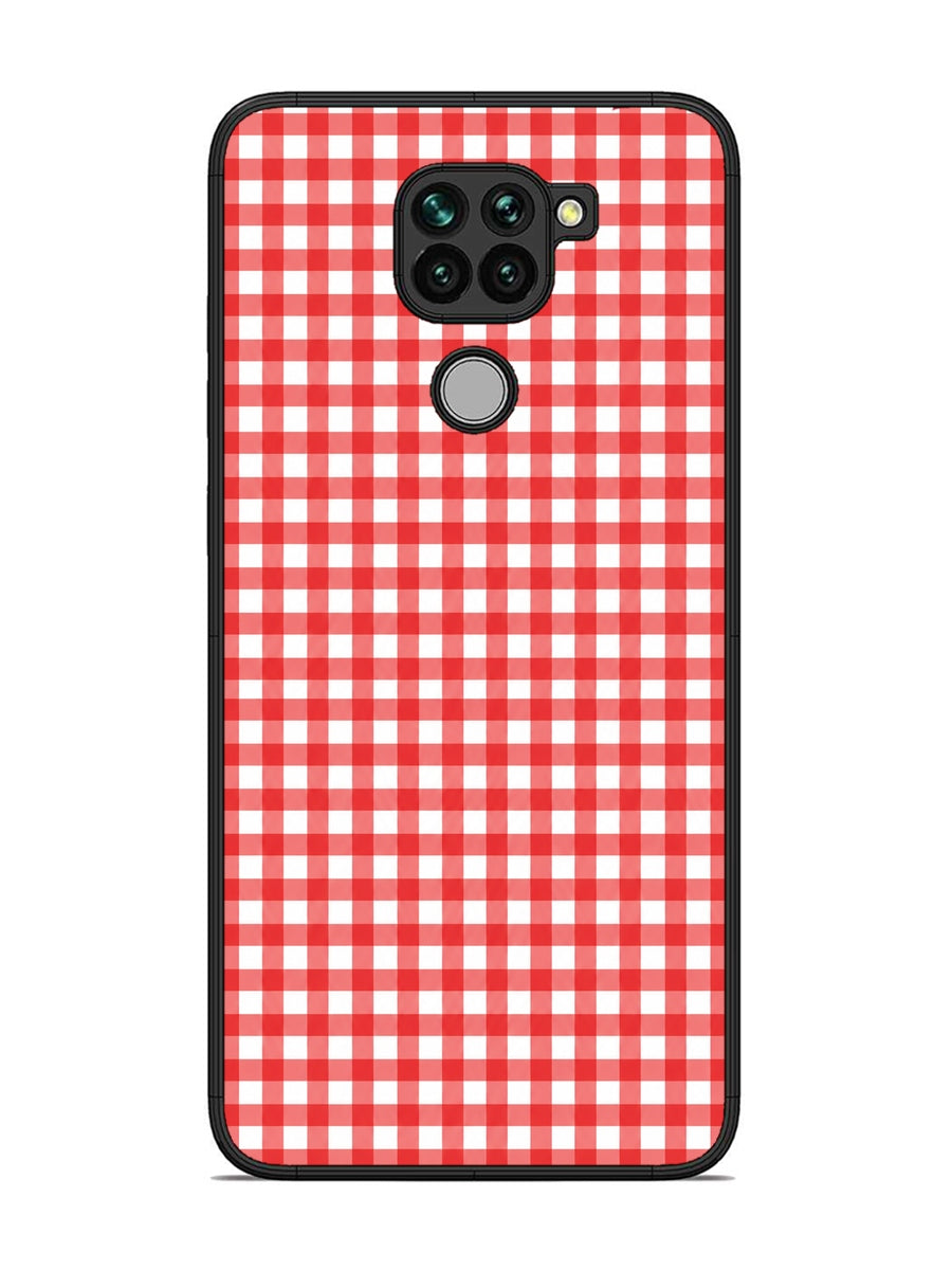 XIAOMI Redmi Note 9 Gingham Checks Red