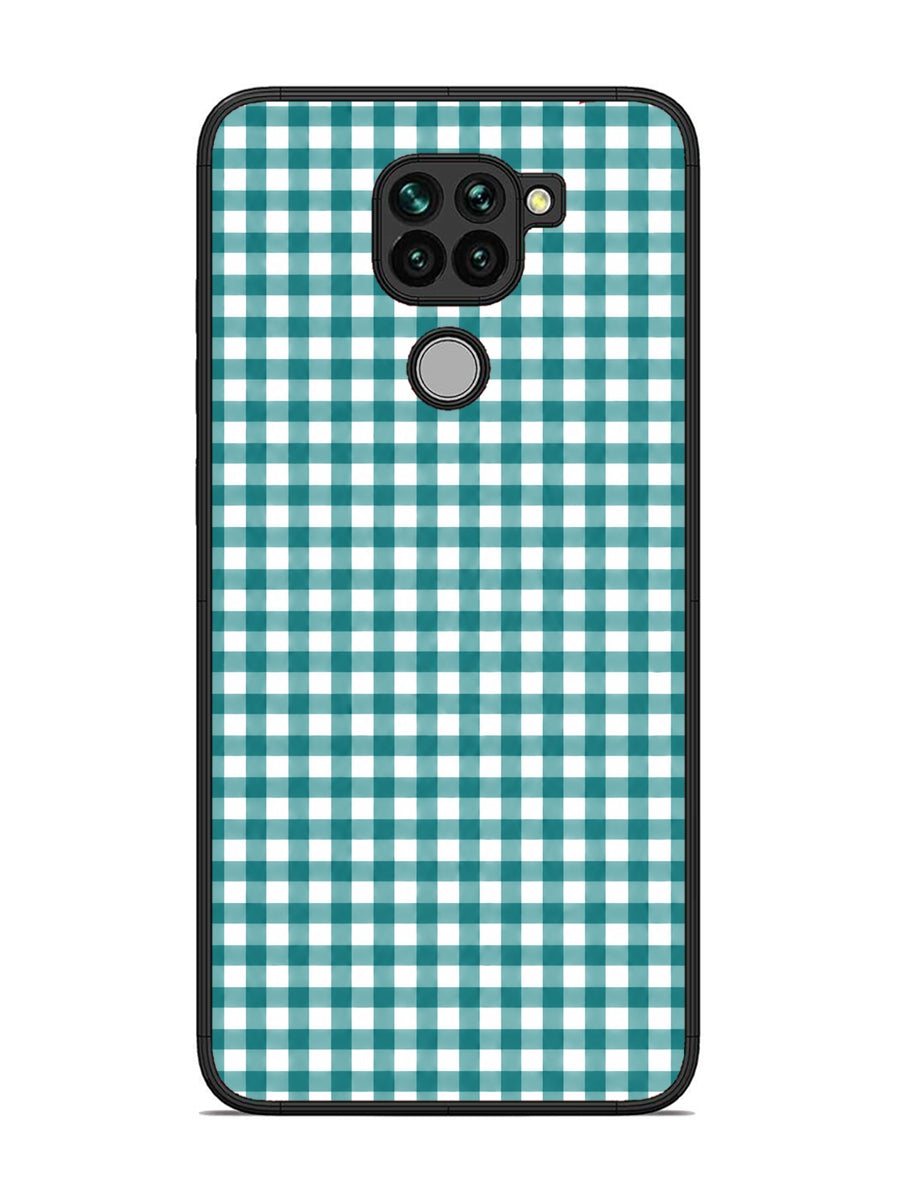 XIAOMI Redmi Note 9 Gingham Checks Teal Gree