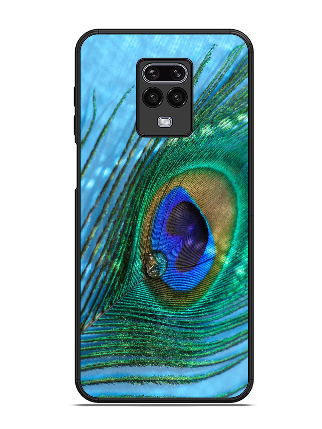 XIAOMI Redmi Note 9 Pro A drop on Peacock Feather