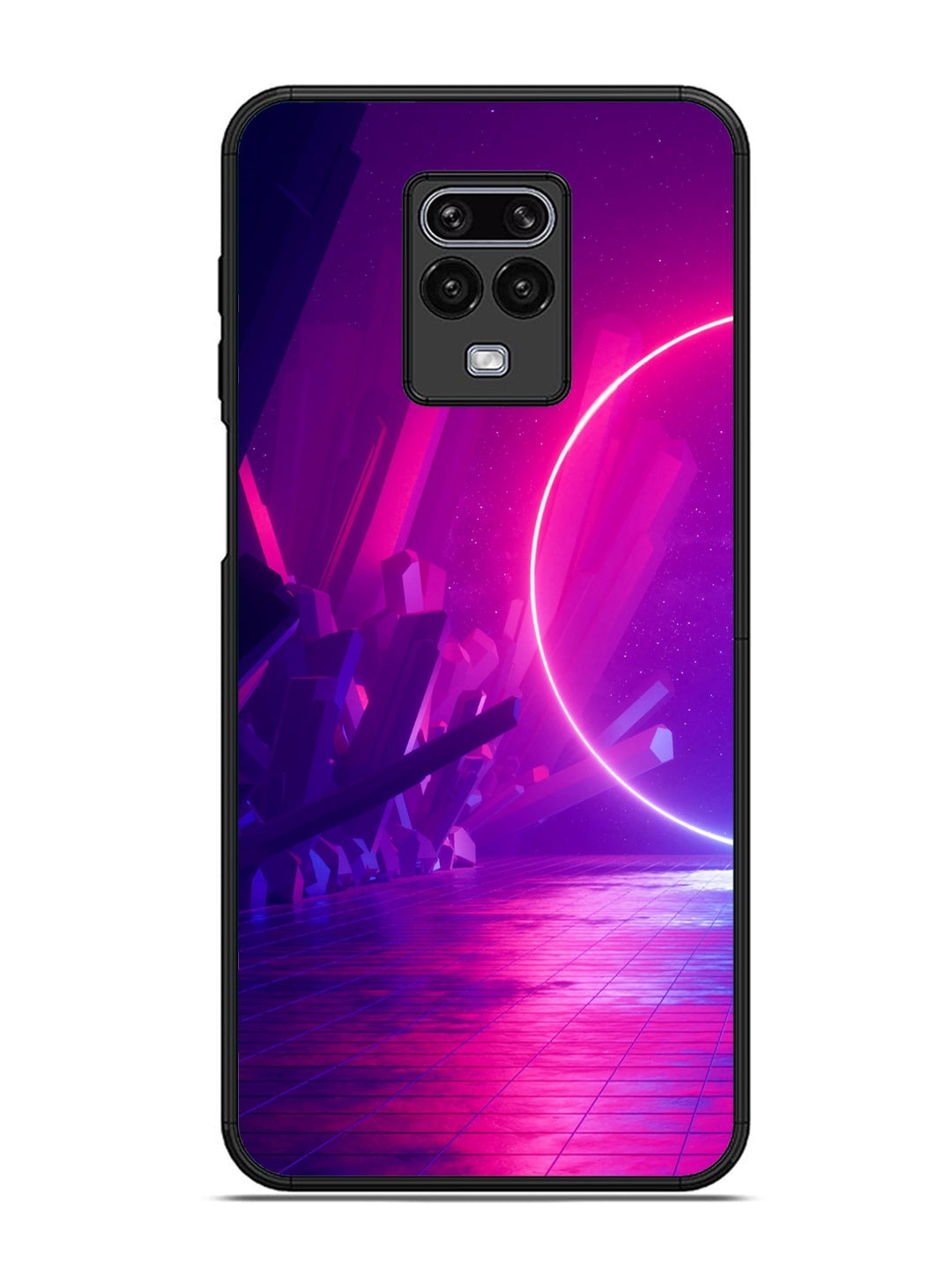 XIAOMI Redmi Note 9 Pro abstract with Neon Light