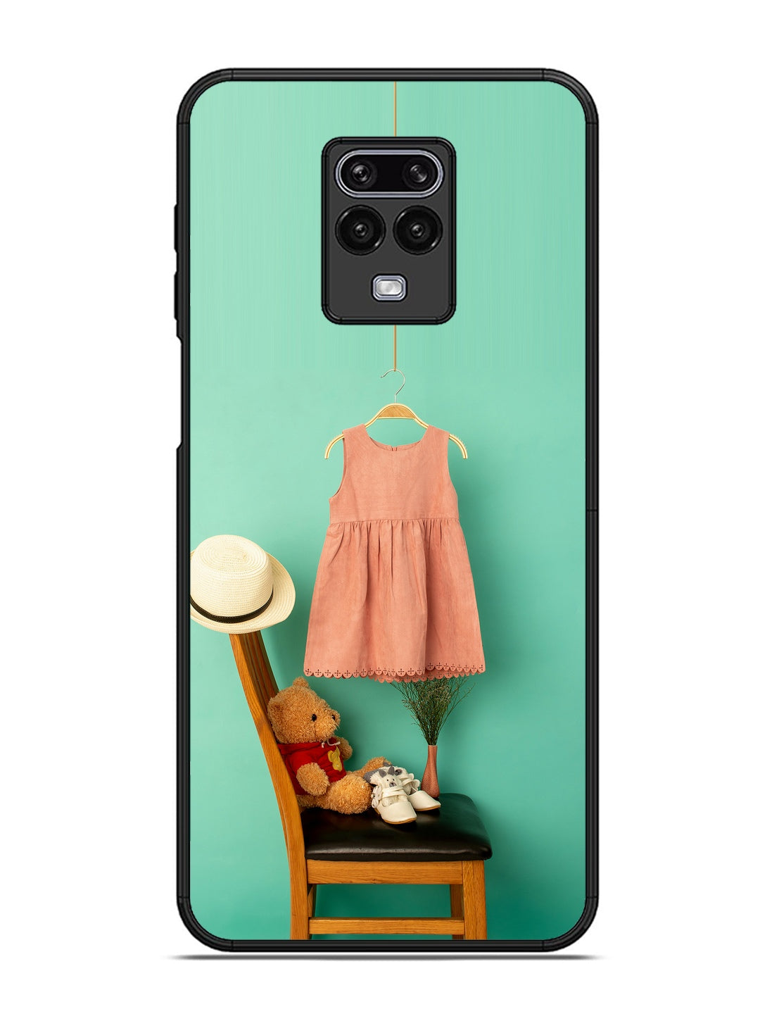 XIAOMI Redmi Note 9 Pro Trendy dress for girl near toy bear