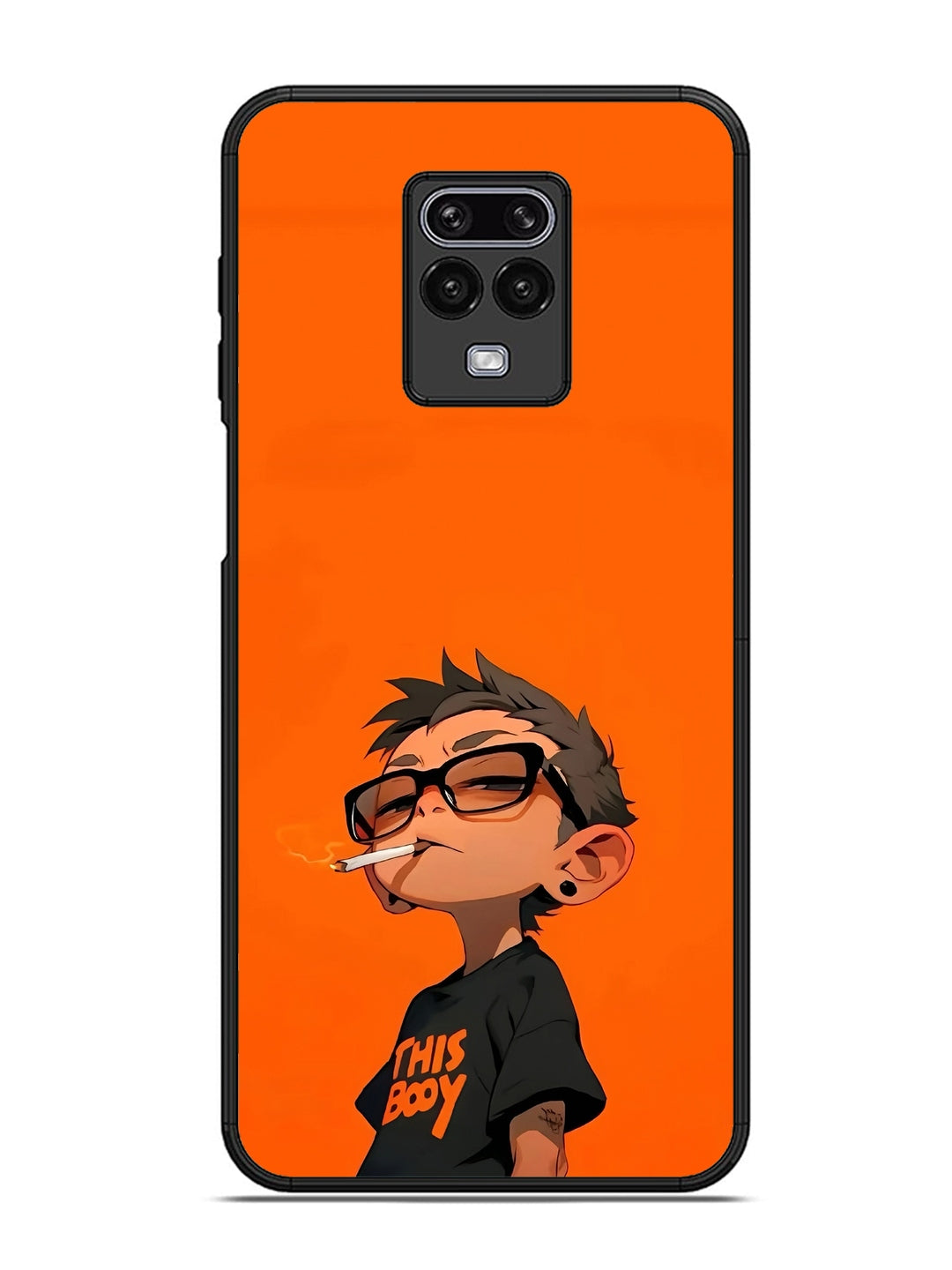 XIAOMI Redmi Note 9 Pro Vibrant Orange Attitude Cartoon