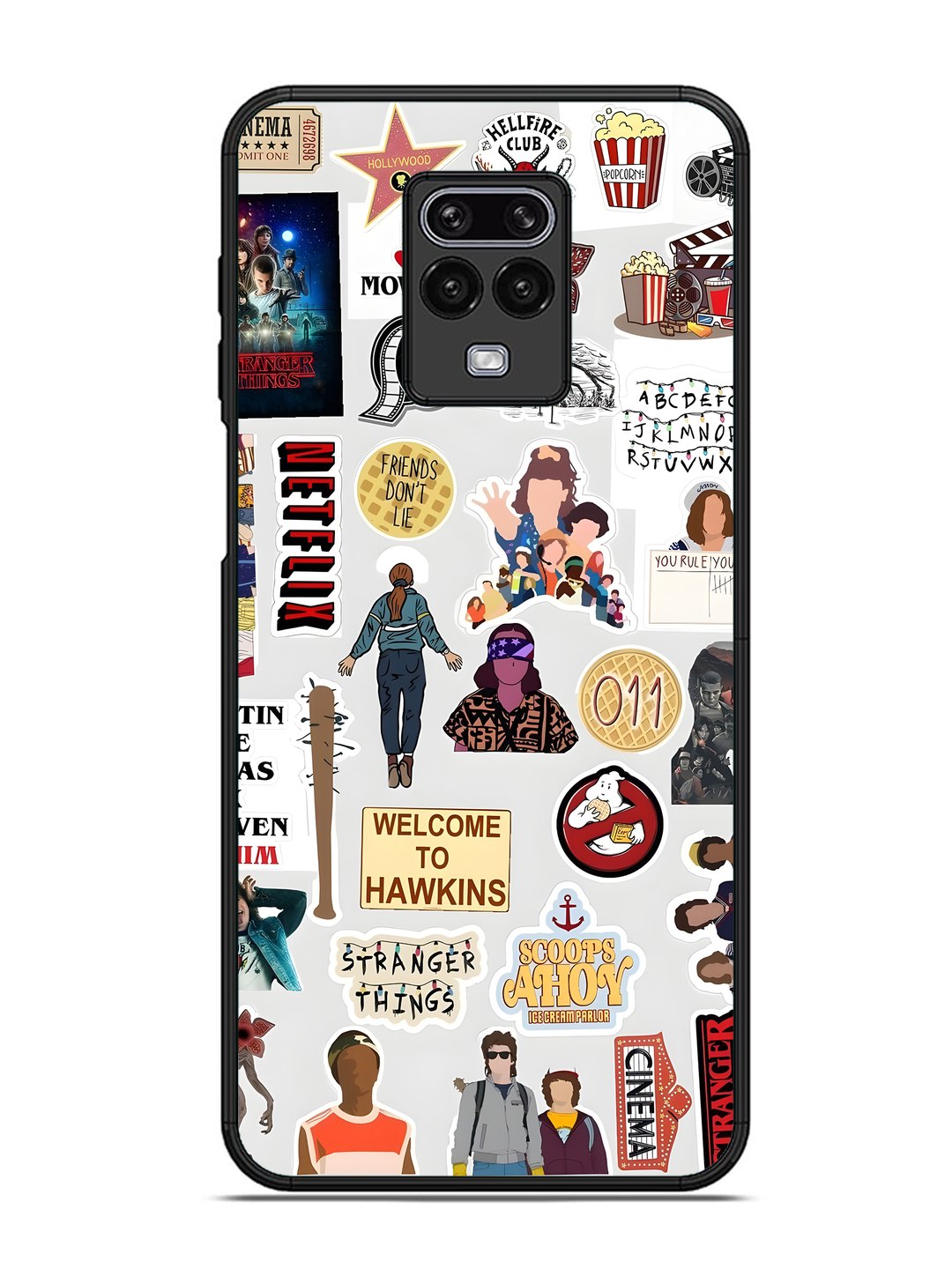 XIAOMI Redmi Note 9 Pro Stranger Things Sticker 2