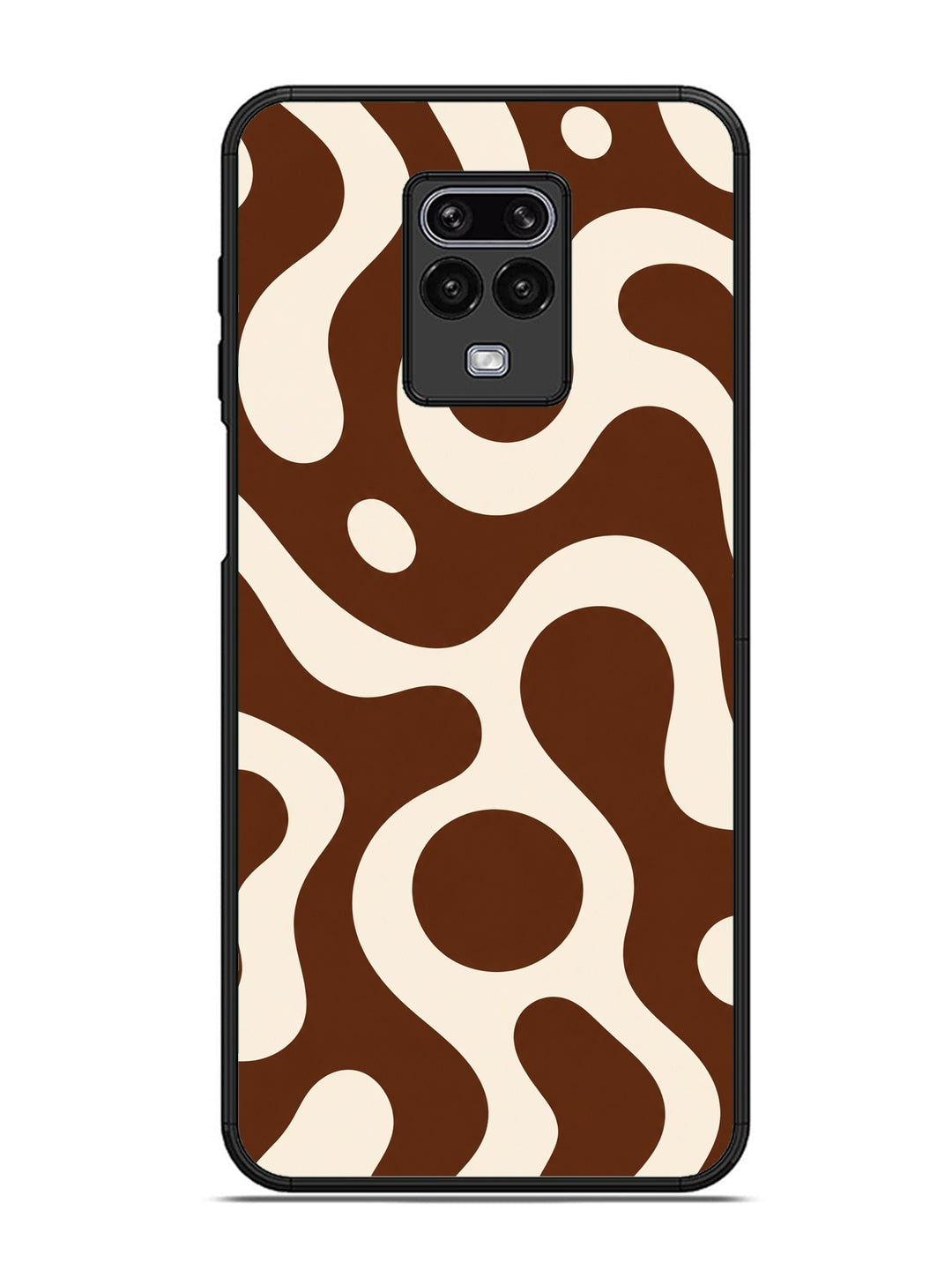 XIAOMI Redmi Note 9 Pro Fluid wave pattern Dark Chocolate