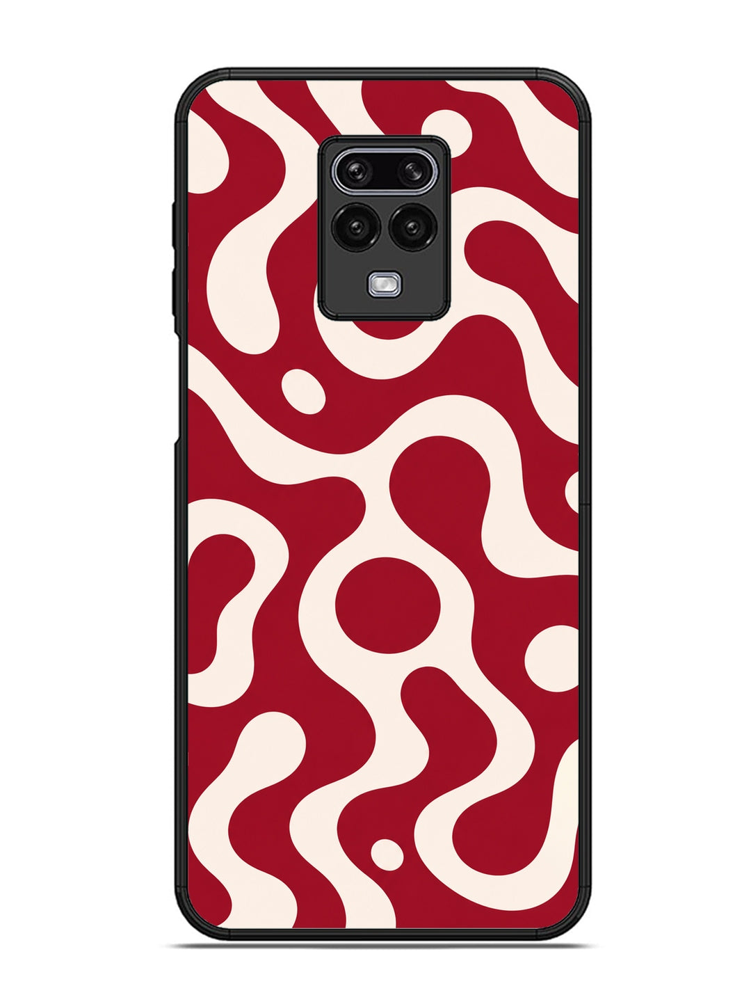 XIAOMI Redmi Note 9 Pro Fluid wave pattern Wine Red