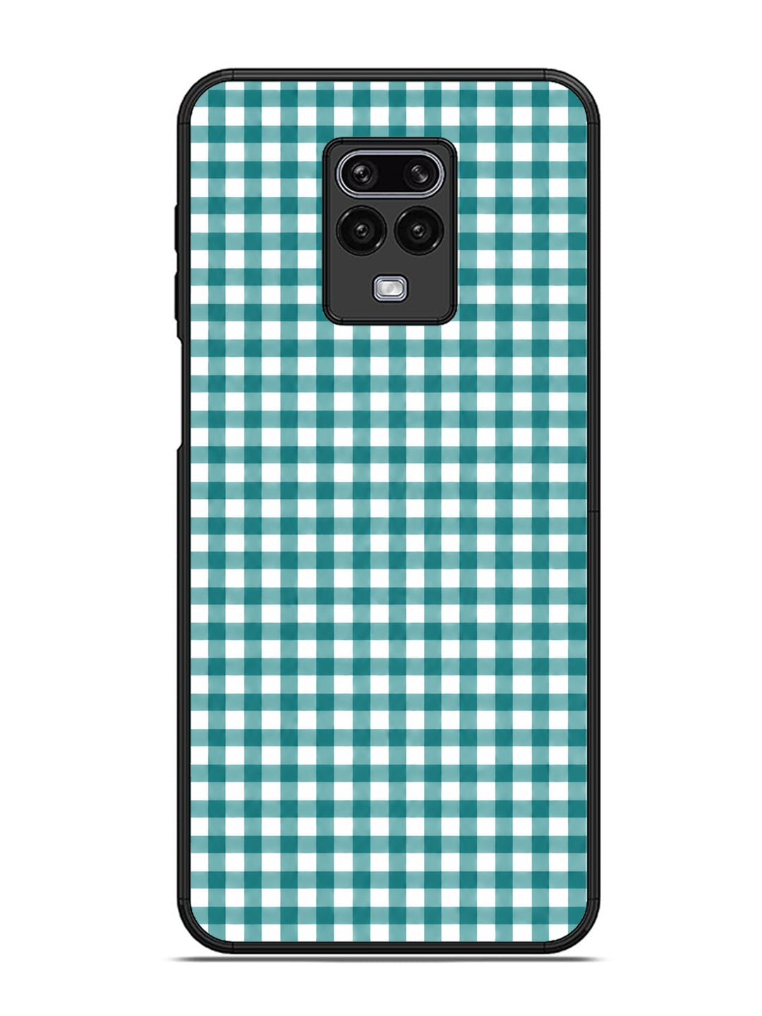 XIAOMI Redmi Note 9 Pro Gingham Checks Teal Gree