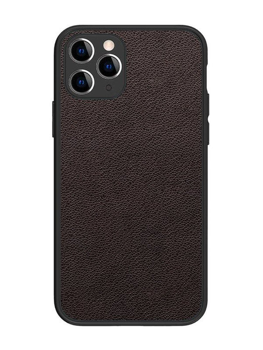 iPhone 11 Pro Print of Brown Leather Pattern
