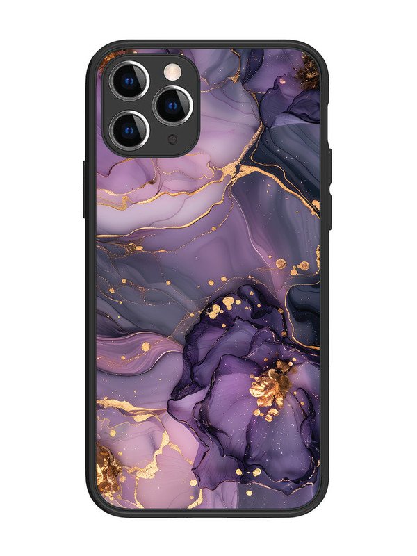 iPhone 11 Pro Royal Orchid Theme Marble
