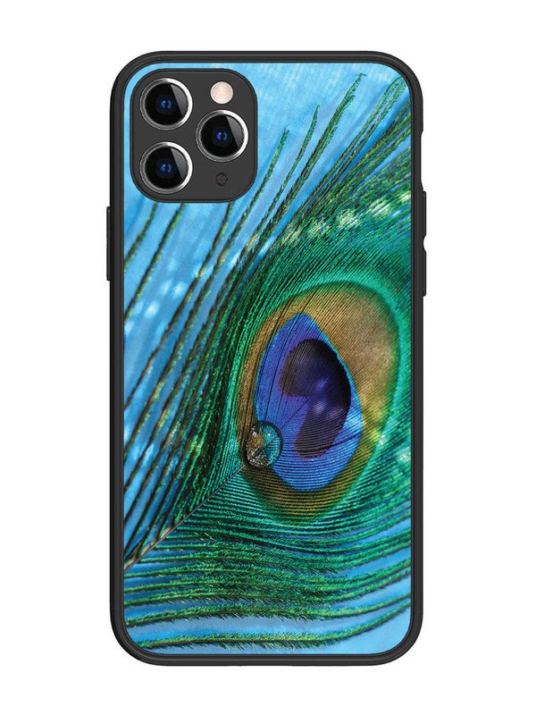 iPhone 11 Pro A drop on Peacock Feather