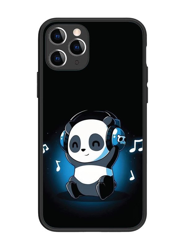 iPhone 11 Pro Panda Listening Music