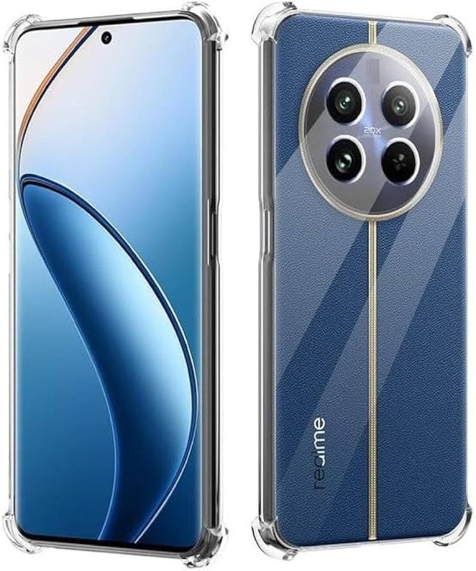 realme 12x 5g Transparent Case camera bump protector